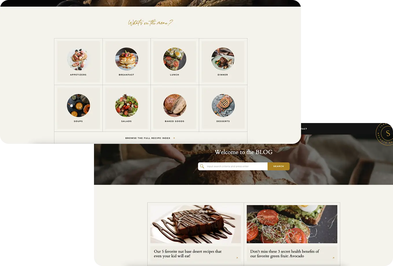 RECIPE BLOG